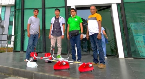 Office of the Congressman Jose "Joboy" Aquino II Donates Grass Cutter to Caraga State University