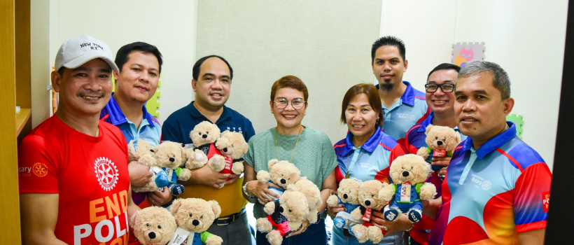 Rotary Club of Central Butuan brings Bears of Joy to CSU