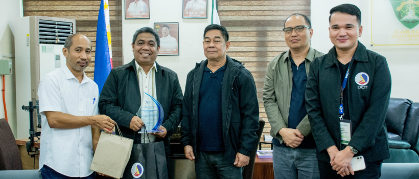 RD Cuñado pays courtesy visit to prexy Daguil; awards plaque of appreciation