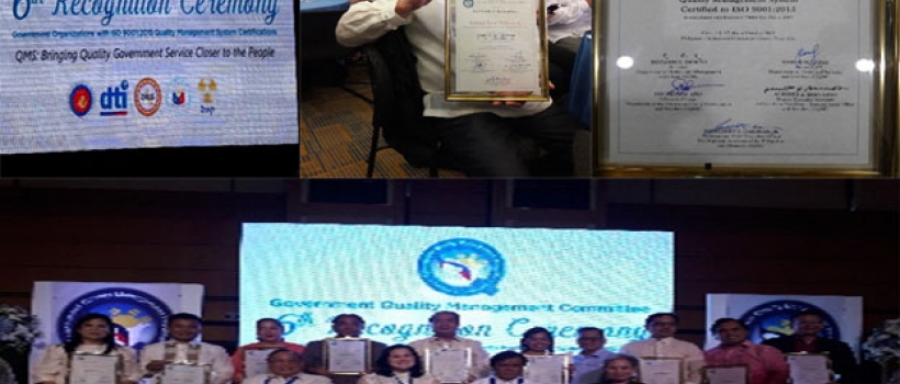 Government Quality Awards Committee ( GQMC) Commends CSU for its ISO 9001-2015 Compliance