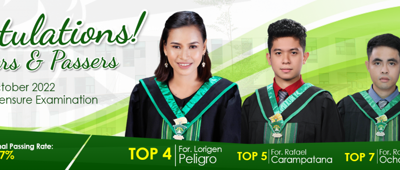 CSU Forester Licensure Examination Topnotchers and Passers 2022