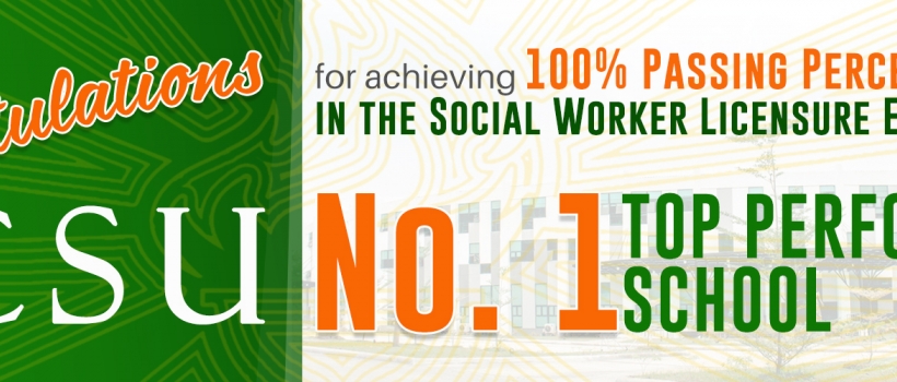 CSU 100% Passing Percentage in the Social Worker Board Exam