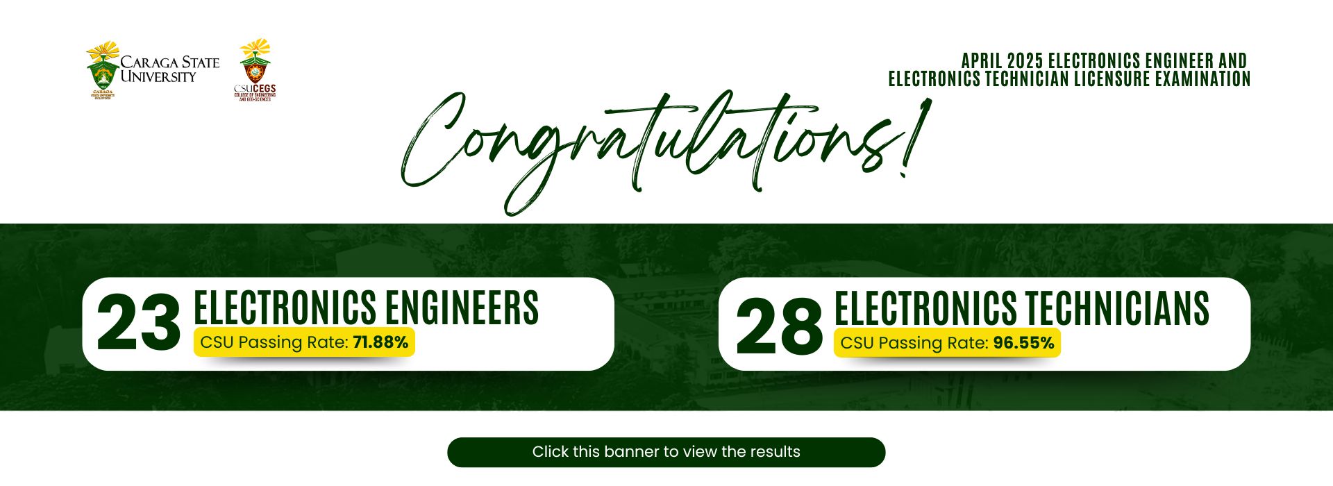 Banner - April 2025 Electronics Engineer and Electronics Technician Licensure Examination