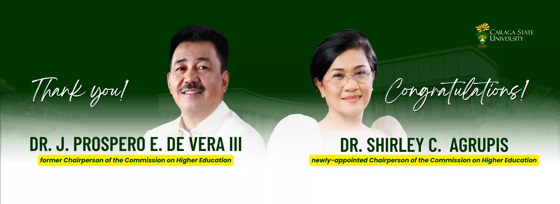 New and Former CHED Chairperson v1